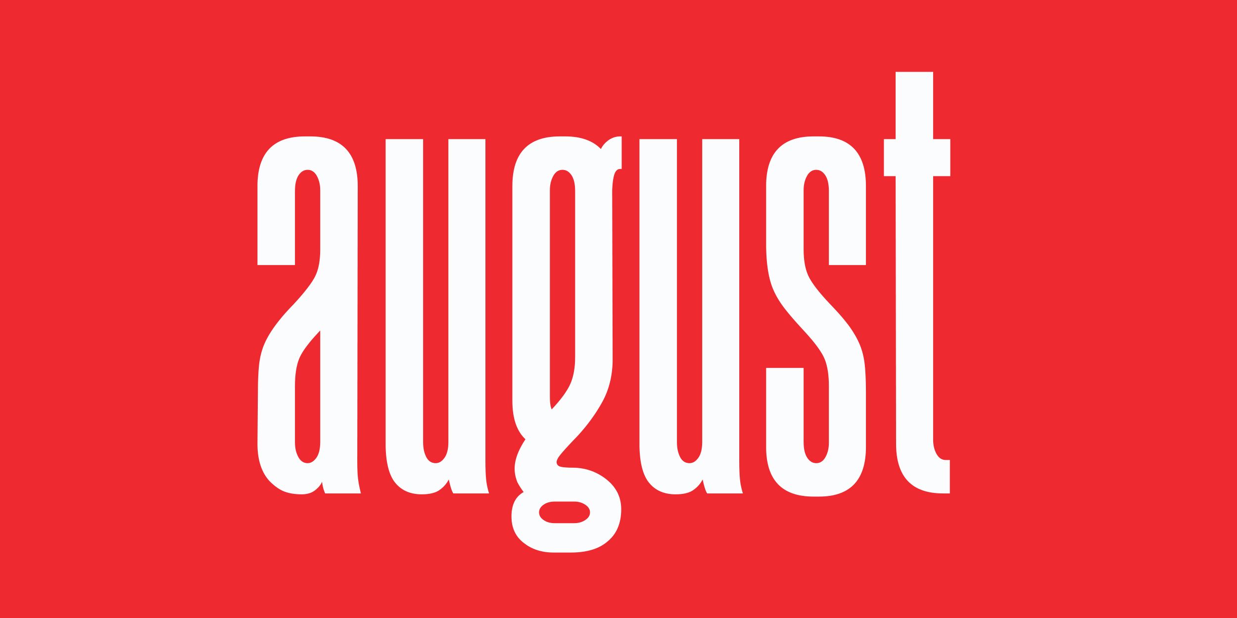 August Typeface