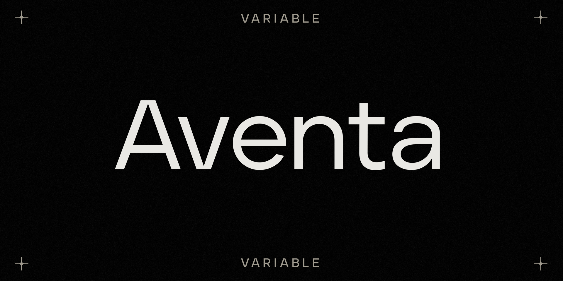 Aventa Typeface