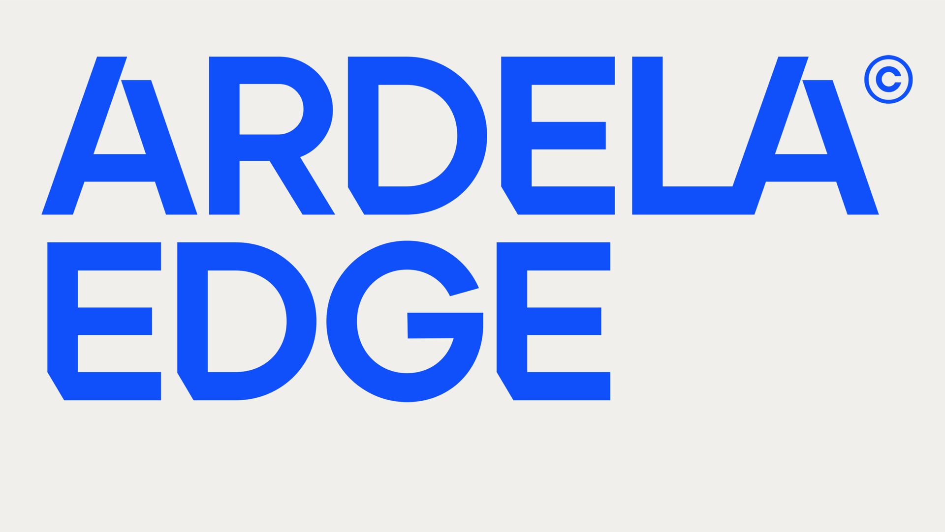 Ardela Edge™ Custom Type Family