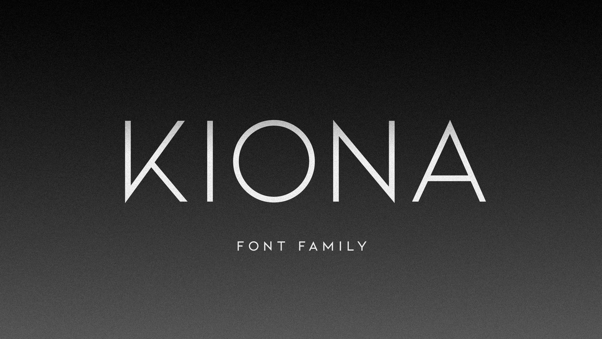 KIONA - Font Family