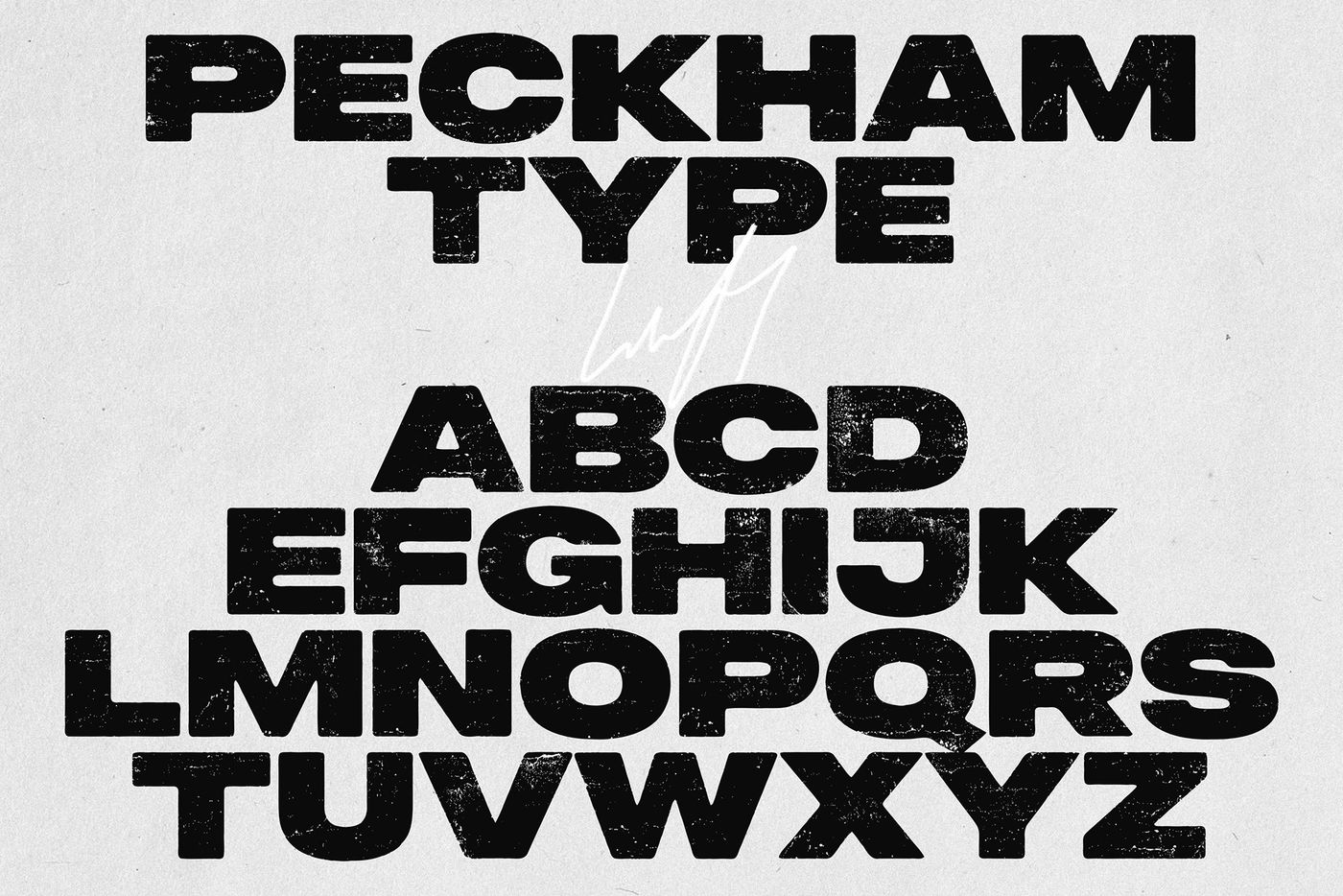 Peckham Press Specimen