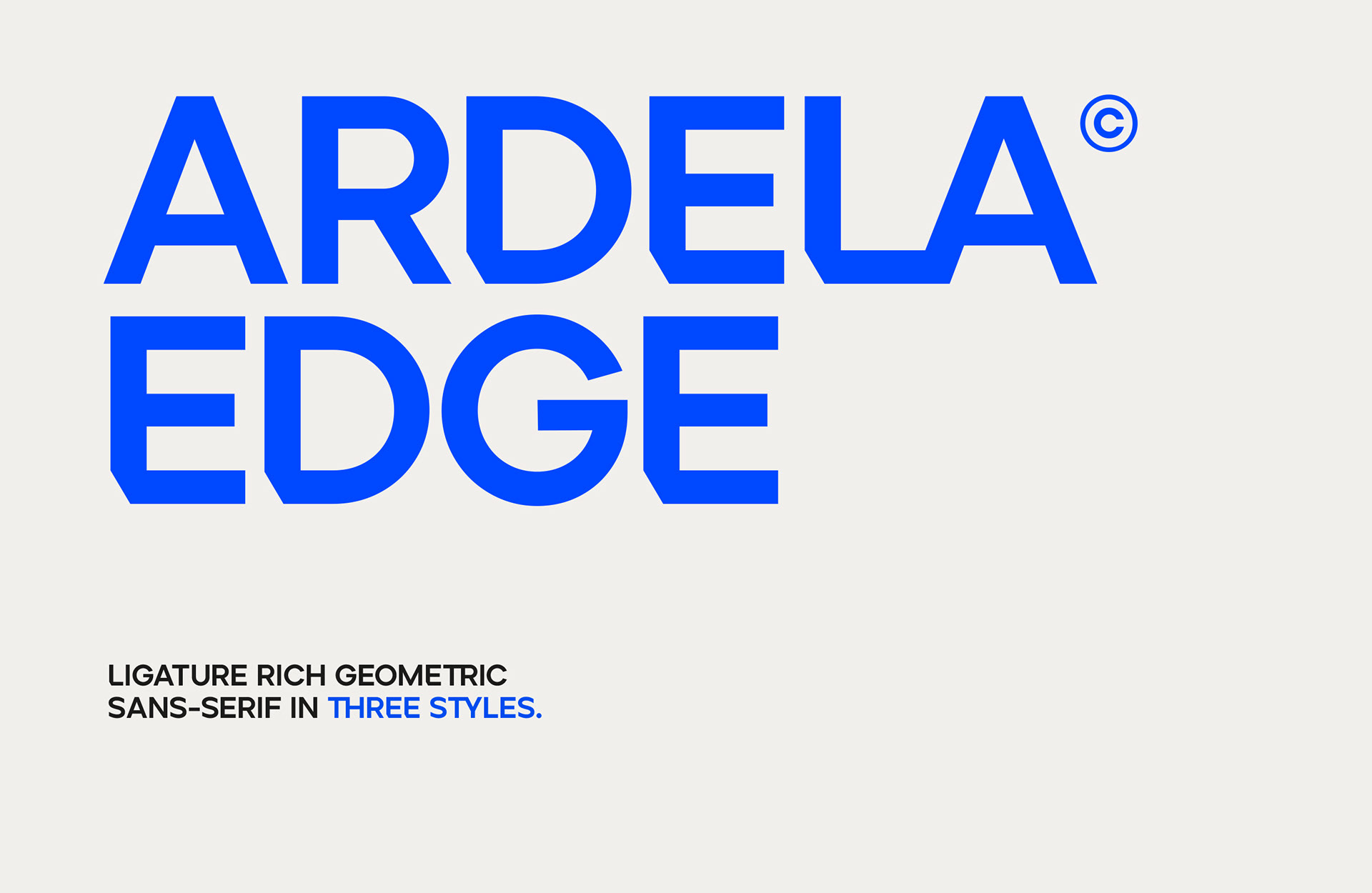 Ellen Luff - Ardela Edge™ Custom Type Family